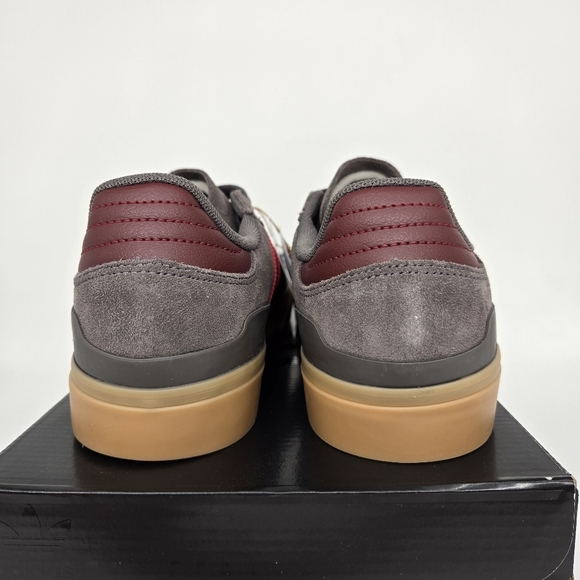 New adidas Busenitz Vulc II Charcoal Shadow Red Gum Men's Shoes Size 12 - Picture 6 of 8